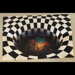 Pennywise floor mat.